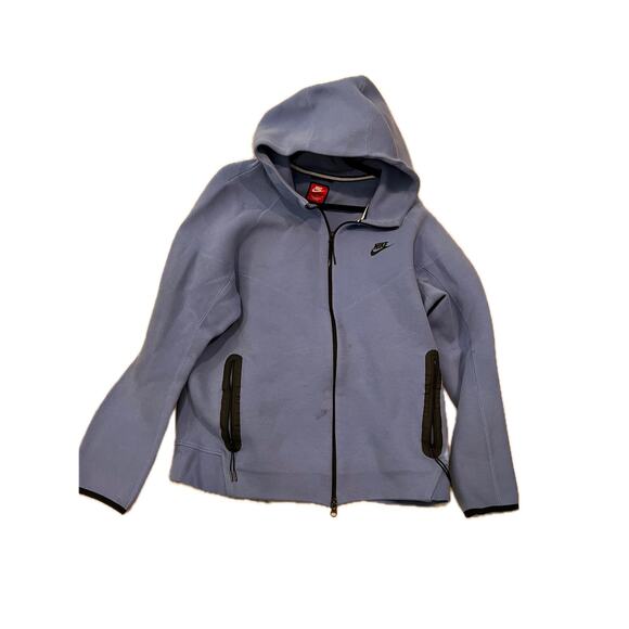 Nike Lavender Blue Zip Up Hoodie Sweatshirt - Size XL - Picture 1 of 4